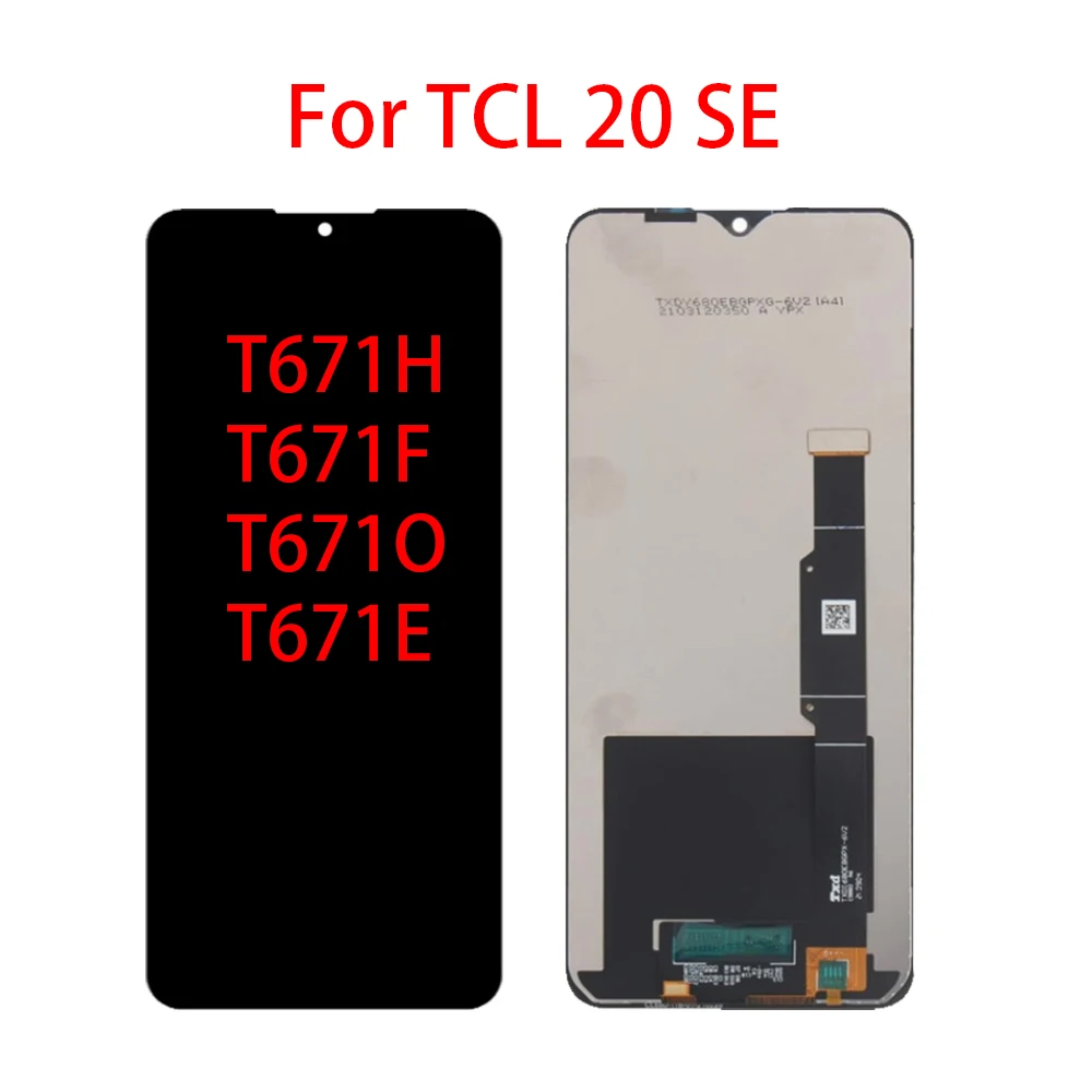 Écran LCD De Remplacement Pour TCL 20L / 20L+ / 20S - Assemblée Sans Cadre - Noir