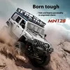 1/12 MN-128 RC Off-Road Climbing Car 2.4G 4WD Climbing Buggy With Led Light All Terrain Off-Road Truck Toys 5