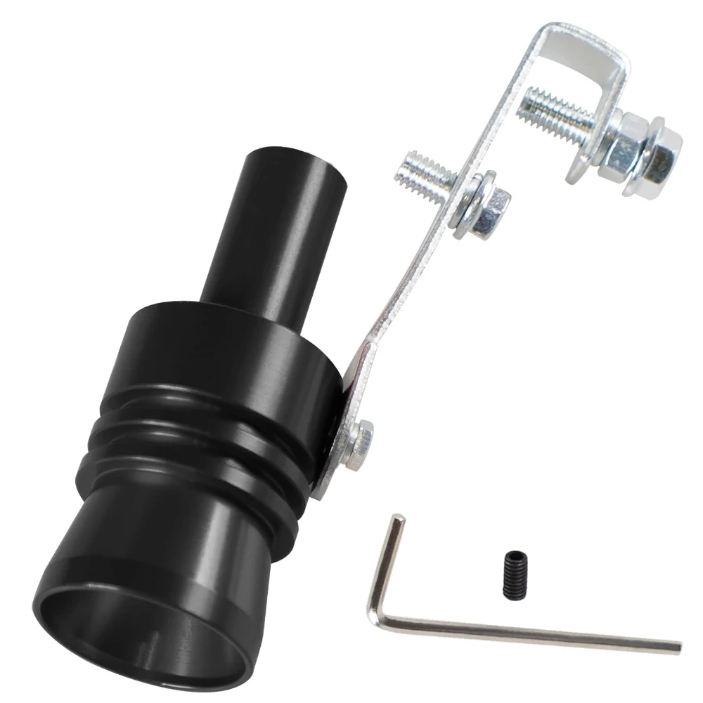 CITALL Car Turbo Sound Whistle Muffler Exhaust Pipe Blow Off Valve Simulator L Size Ca01988