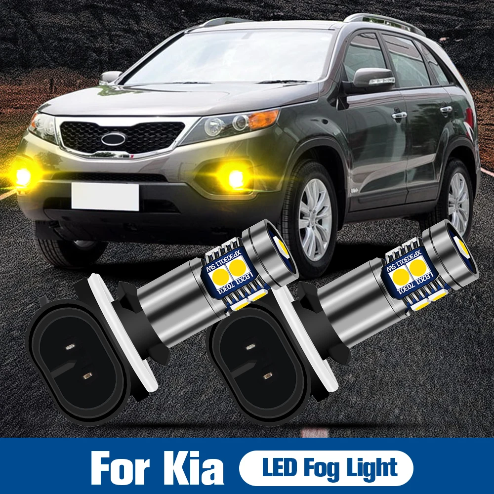 

2x LED Fog Light Blub Lamp 881 H27W Canbus No Error For Kia Carens 2 3 Ceed Magentis Picanto Rio Sedona Sorento Soul 1 Sportage