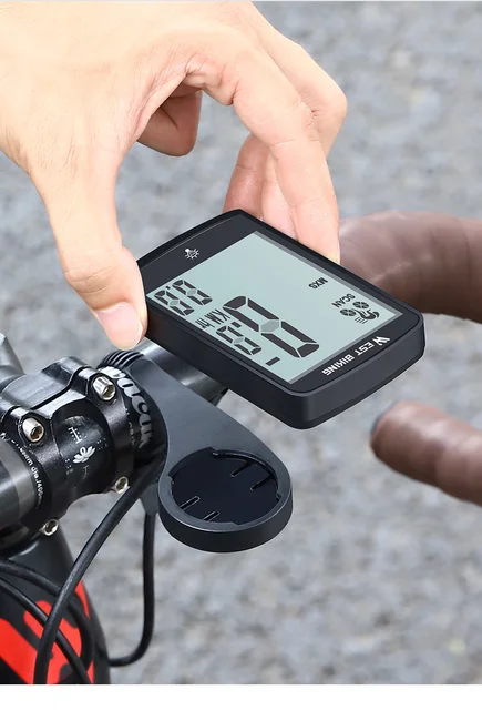 Contachilometri Bici Senza Fili AMFUN - IPX6 Impermeabile, 24 Funzioni, Display LCD - Foto 2