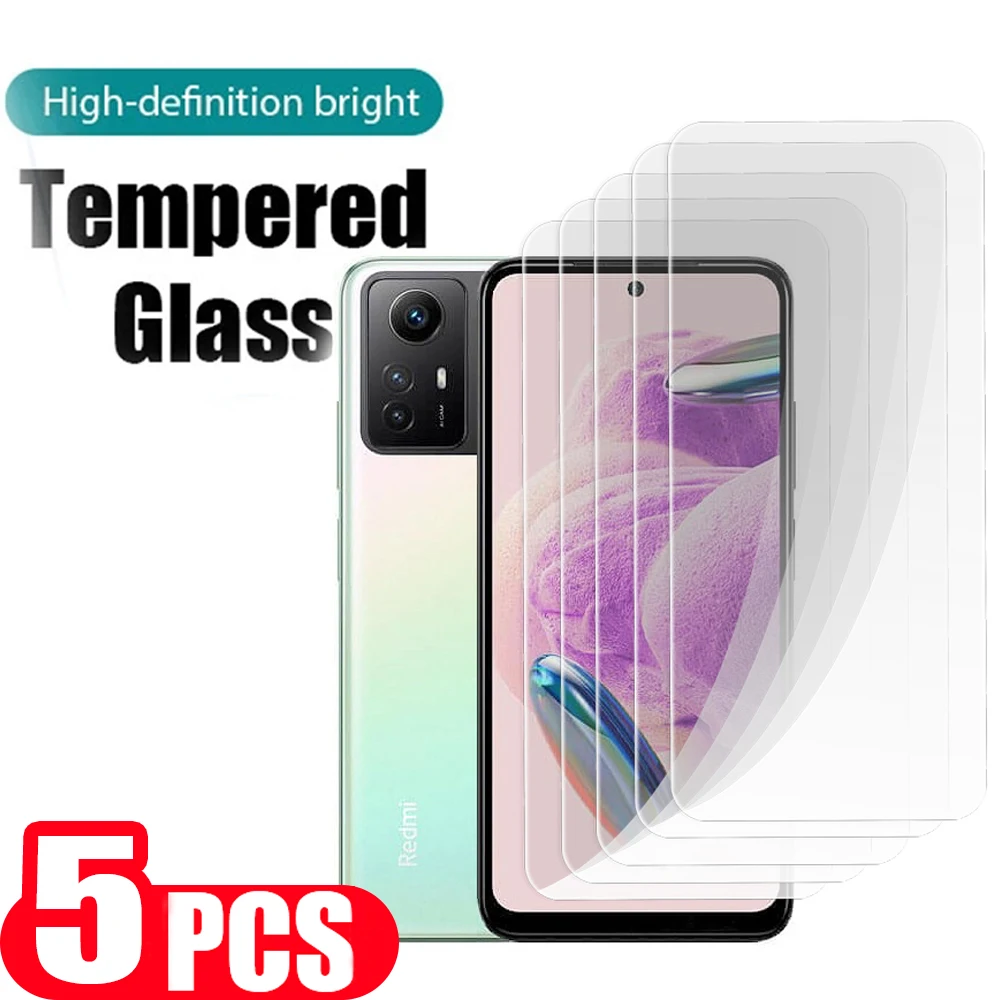 5Pcs screen protector For Redmi note 11 4G SE 11E 11T 12 pro Speed