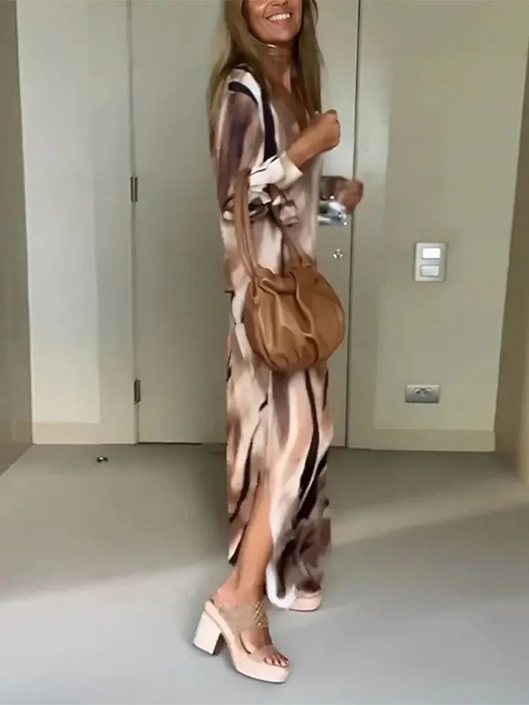 Рисунок 2 - Платье-макси RDMQ женское с принтом