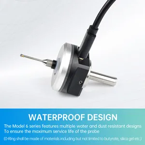 【EU Stock】3D Touch Probe Edge Finder to Find Desktop Center,V5 NPN NO CNC 3D Edge Finder with Tip,Waterproof Anti-roll CNC Probe