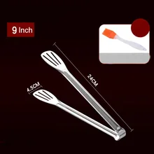 

304 Stainless Steel BBQ Clamp Barbecue Clip Steak Tong Kitchen Food Baking Cooking Locking Bread Clip Equpment Accessories