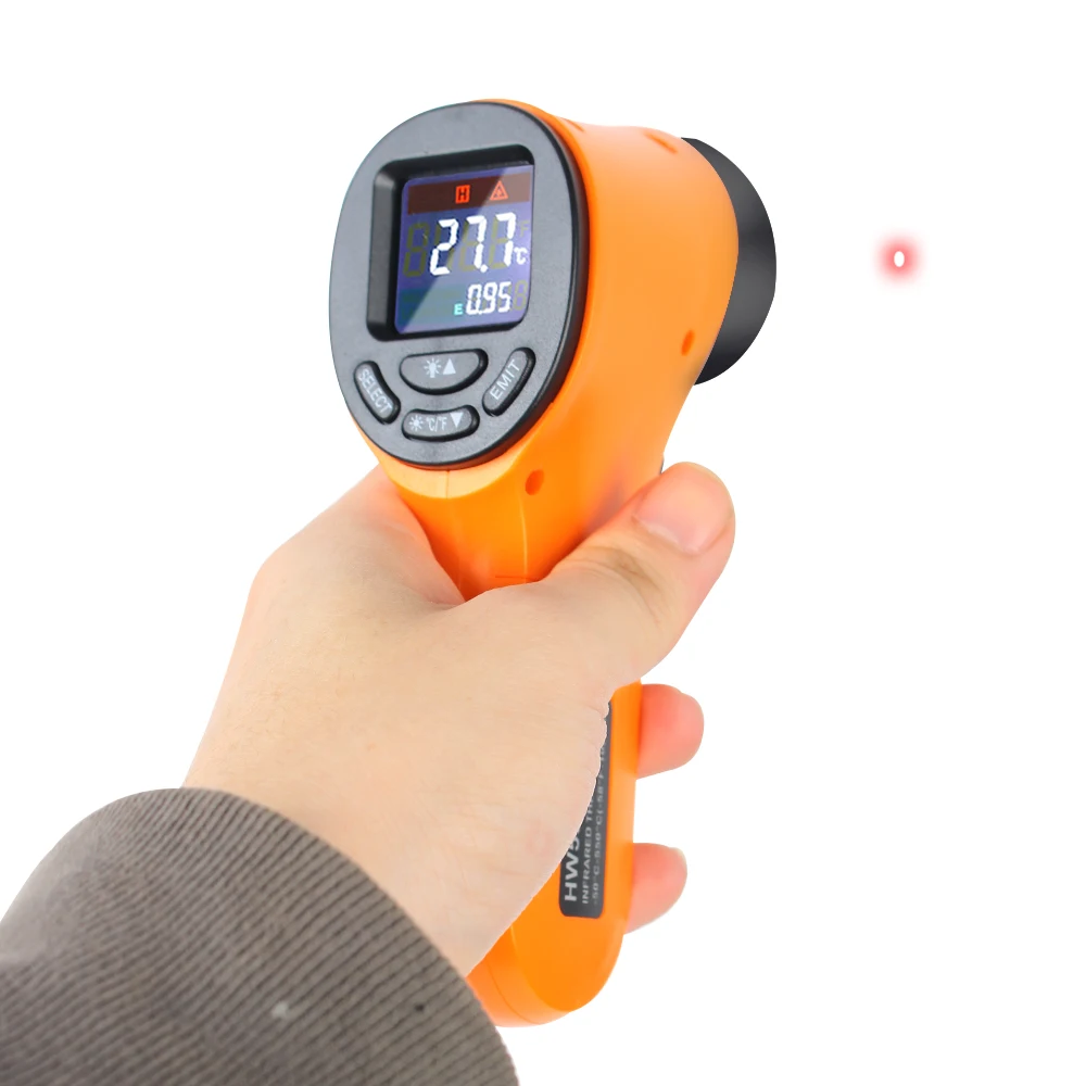Termometro Digitale A Infrarossi Termometro Ir-50 ~ 550 °C Termometro Senza Contatto Misuratore Di Temperatura Laser Display Lcd