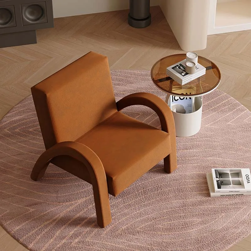 

Modern Living Room Chair Arm Rest Ergonomic Balcony Portable Chair Lounge Design Poltronas Para Sala Luxo Nordic Furniture
