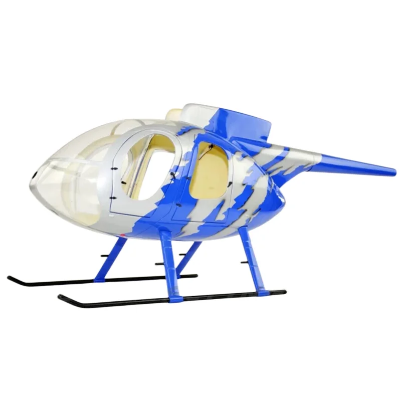 

700 Size MD500E RC Helicopter Scale Fuselage with Mechanic Glassfiber RC Aircraft Hull Parts