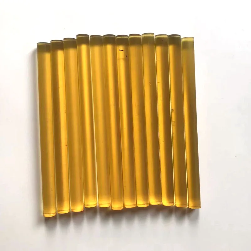 Hotmelt Keratin Glue Sticks Melting Hot Gun Glue Stick Yellow Black white Brown Color 12pcs/pack