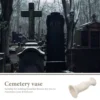 Cemetery Decoration Decorations Beige Vase Adornment Memorial Flower Decorate Father 6
