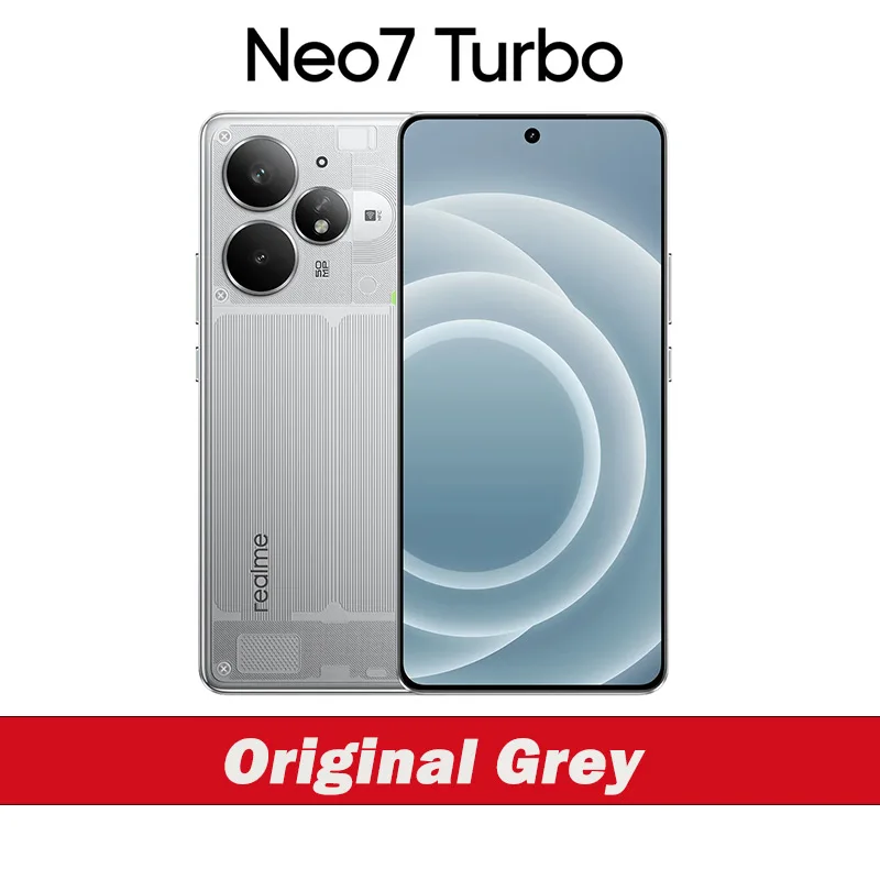 美品 realme Neo7 Turbo 透明灰 12GB256GBおまけ付き realme Neo7 Turbo 透明灰 12/256 realme Neo7 Turbo 透明灰 12