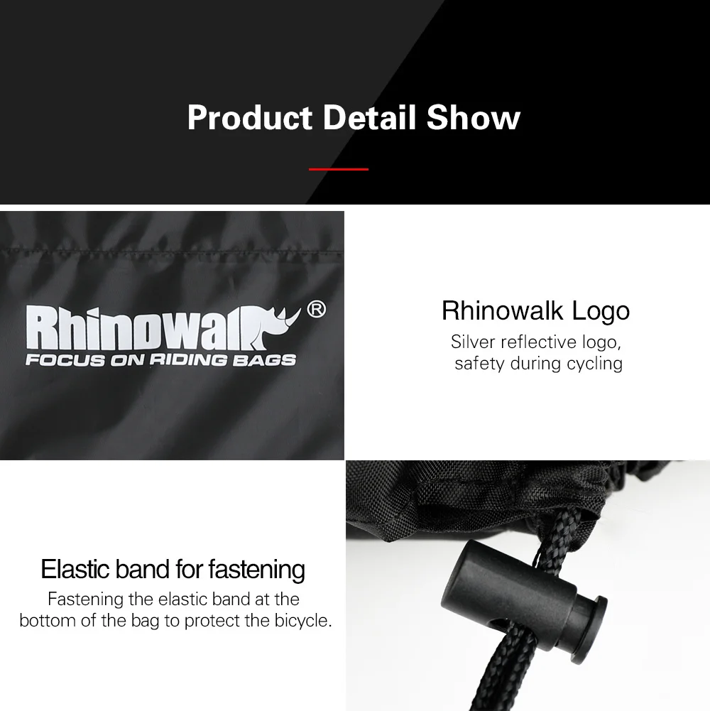 Rhinowalk 14' 16' 22' Folding Bicycle Storage Bag 210D Waterproof Dust Cover Lightweight Portable Bike Loading Bag RF162 (13)