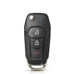 Premium Flip Remote Car Key Case - Enhanced Design with 2 - 4 Button Flexibility (GRAY)