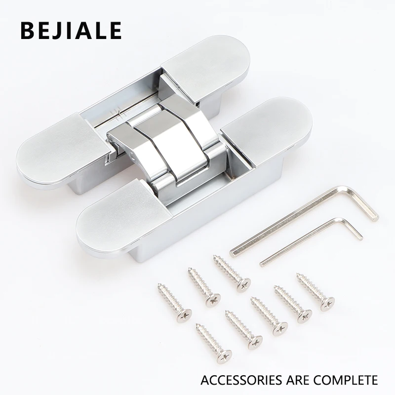 Invisible Door Hinge Invisible Door Hinge 180 Degree Hidden Folding Black 3D Adjustable Cross Open