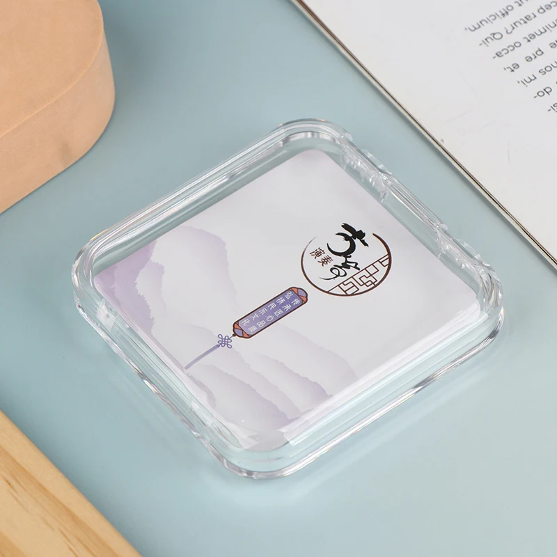 1Pc Transparent Acrylic Press-On Nail Storage Acrylic Boxes For Nail Art Storage Jewelry Storage Tool Accessories