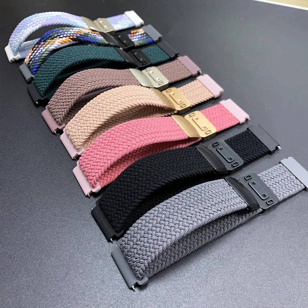 Magnetic Buckle Braided Nylon Watch Strap Bracelet