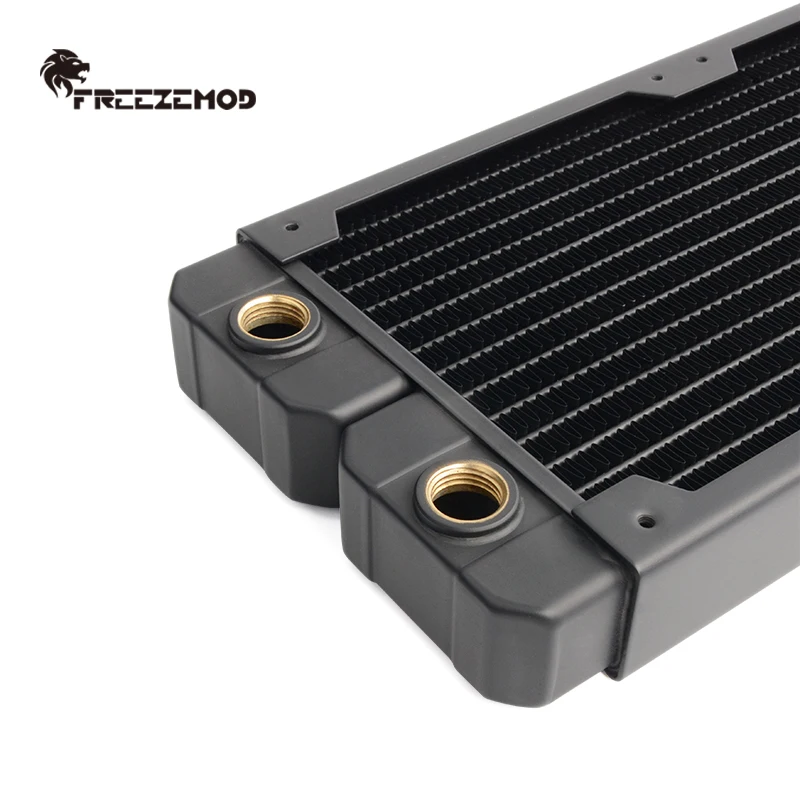 Zemod-dissipador de Cobre Parade pc 360 mm Radiator 27 mm Cooling Row 14 Flat Tube Watercooler Fins 12cm Fan Sr-l360g14 36cm Fãs - Imagem 5