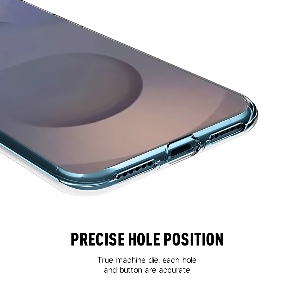 360° Full Body Clear Protection Phone Case with Shockproof Screen Protector Cover