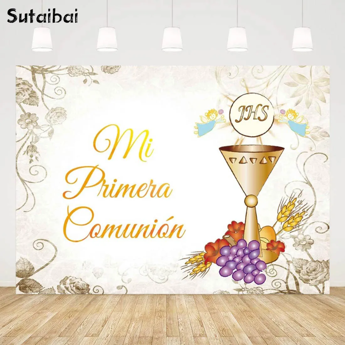 Mi Primera Comunion Sfondo Battesimo Dio Benedica Battesimo Fotografia Sfondo Prima Comunione Decorazioni Per Feste