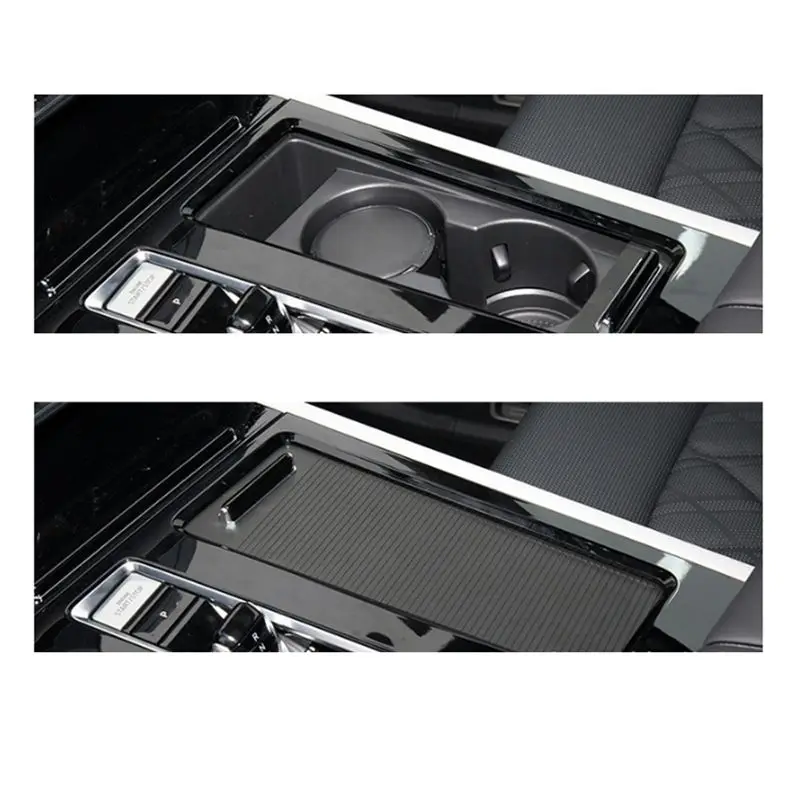 베터카 센터 콘솔 컵홀더 커튼 (폭스바겐 테라몬트 2021-2024, 빌로란 2022+ 용) 음료 홀더 슬라이드 롤러 블라인드