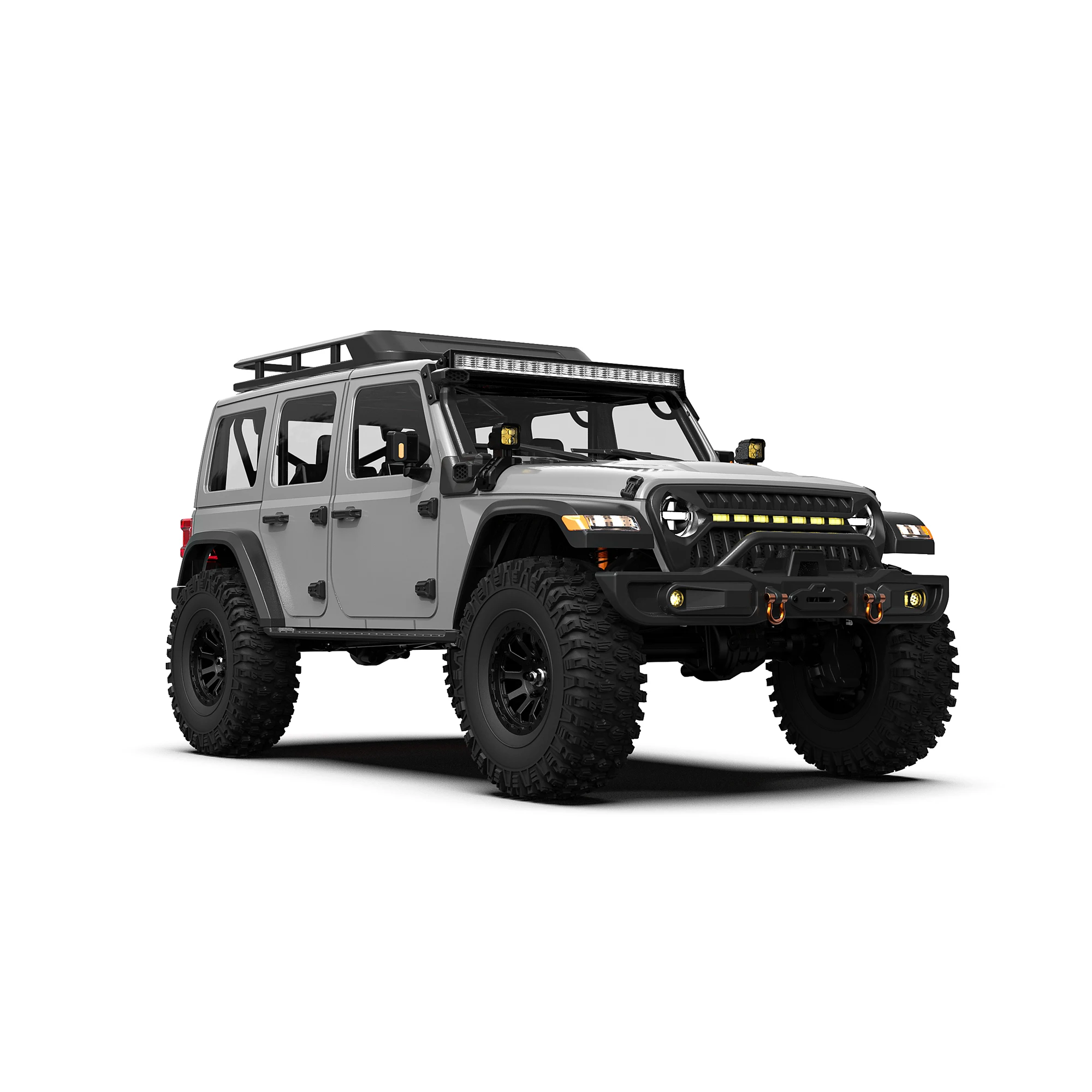 리라노 MK07 V2 에디션 1:7 랭글러 락 크롤러 RC카 듀얼 속도 전후방 차동장치 브러시리스 버전