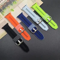 Bracelet en silicone pour Apple Watch 11 46mm, bracelet de sport pour iWatch Series 10 8 7 6 5 9 SE 45mm 44mm Ultra3/2 49mm, remplacement du Correa 2