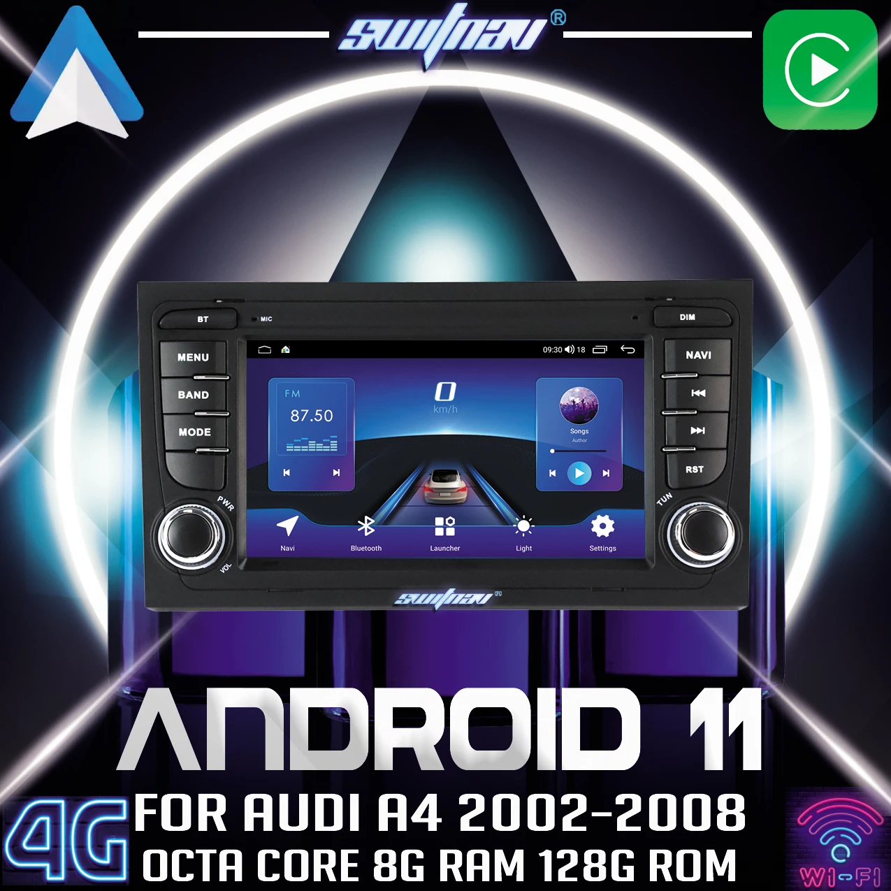 

SWITNAV Android CAR DVD For AUDI A4 2002-2008 car radio car Player audio gps display screen Monitor multimedia