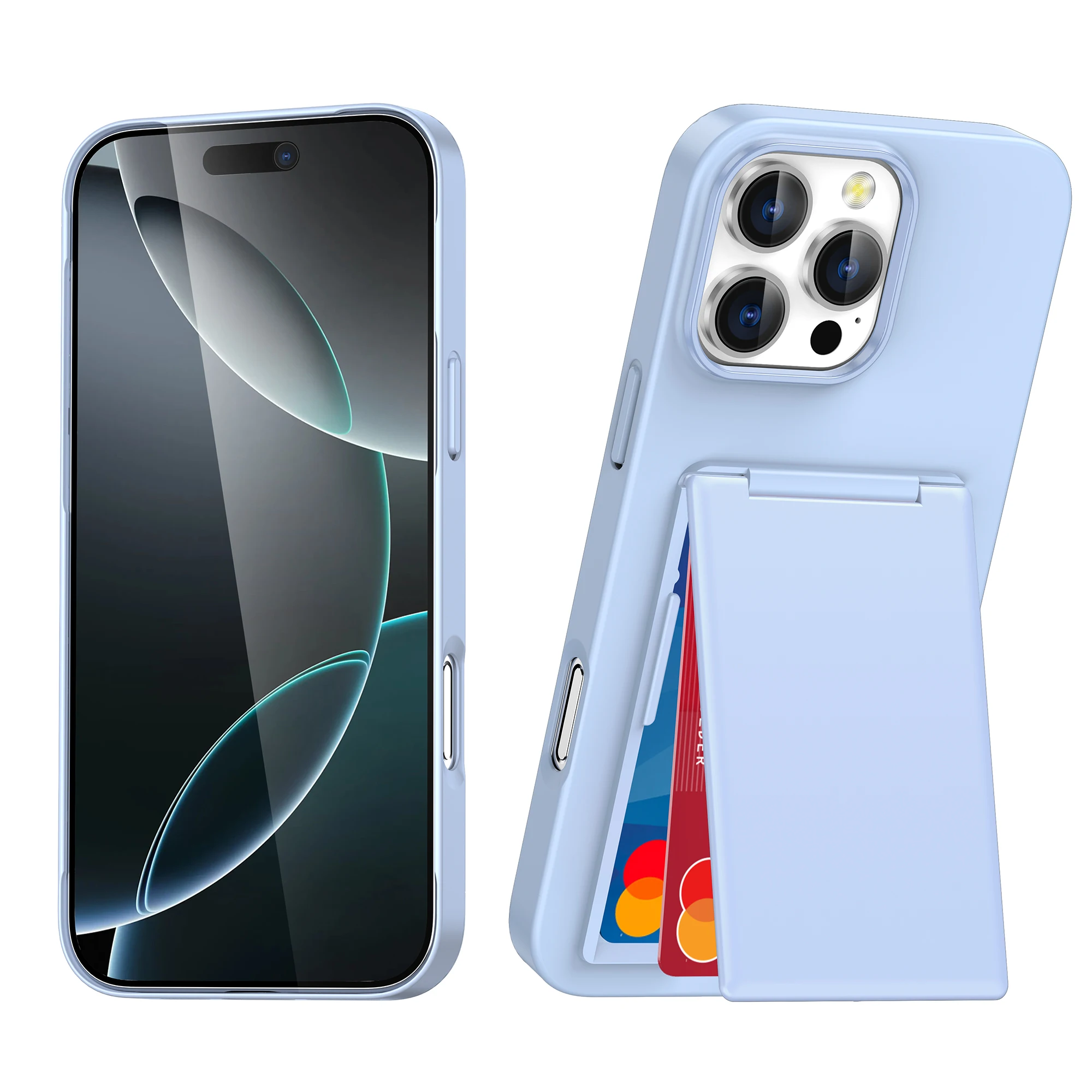 Luxury Fold Mobile Card Slot Phone Case with Bracket and Shockproof Cover