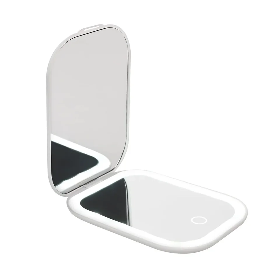 Lighted Double Sided Makeup Mirror with 10X Magnification