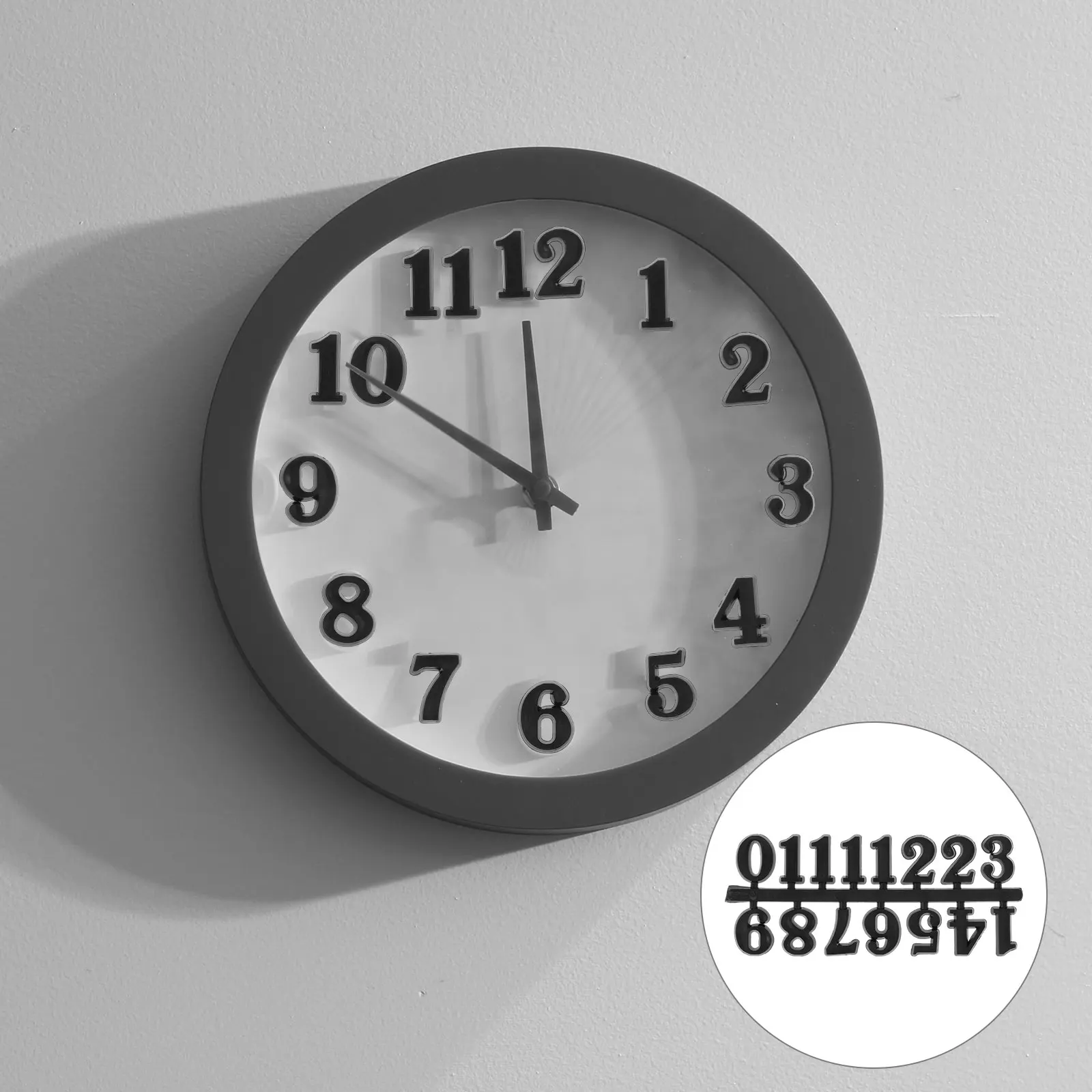 Arabic Numerals Handmade Restore Digital Repair Tools Clock Numerals Accessories Arabic Number Quartz Clock Parts 5Pcs