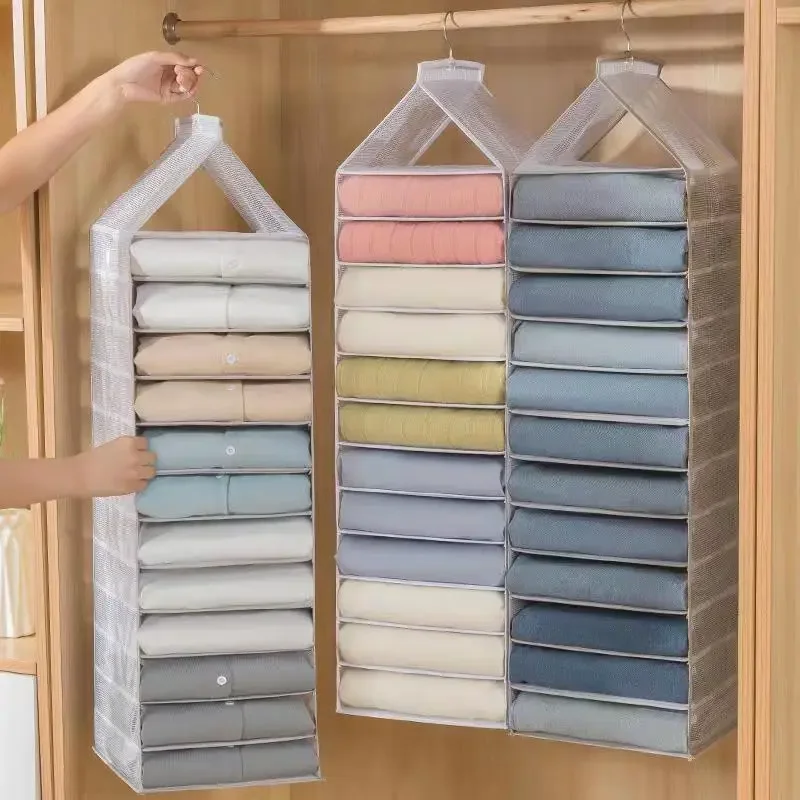 Wardrobe Hanging Storage Bag Large Capacity
