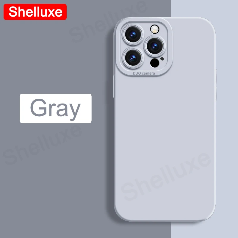 Premium Liquid Silicone Square Soft Case - Shelluxe Series