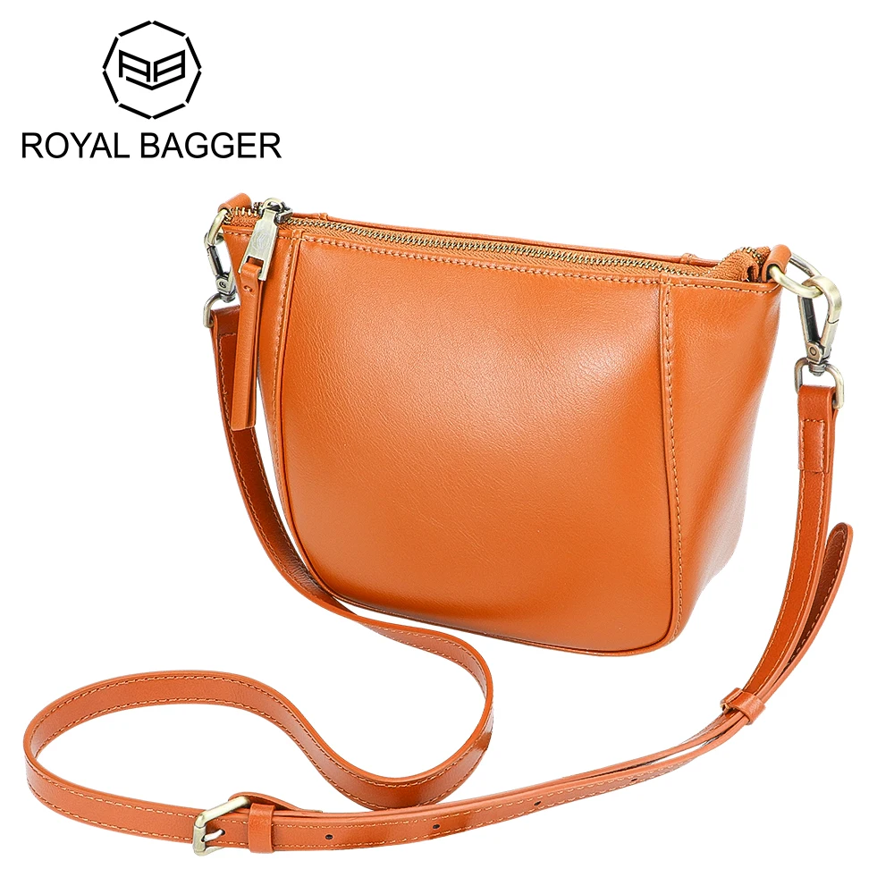 Royal Bagger Mini Crossbody Bag For Women - Genuine Leather Phone Purse With Adjustable Strap - View #11