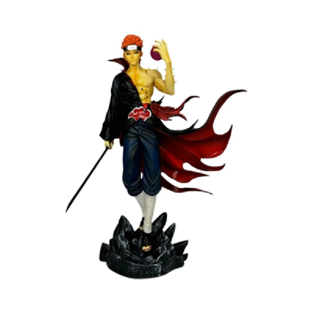 Naruto Anime PVC Figure: Uzumaki, Pain, and Uchiha Sasuke Collectible Statue