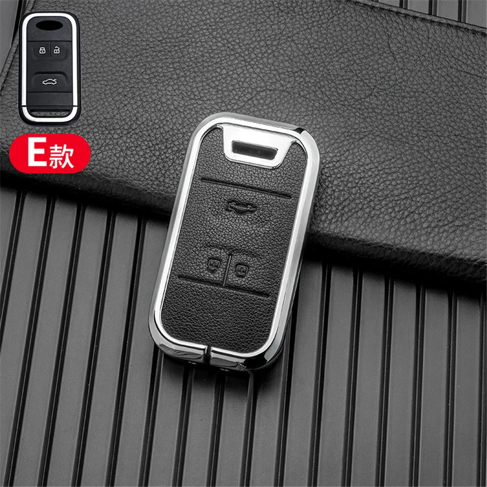 Cover per chiave/telecomando per Chery Tiggo 8 7 5X 2019 2020 Smart Keyless Remote Fob proteggi custodia portachiavi accessori per supporto auto-Styling - S8206b80ac9574ce096b8cf631e28d226O