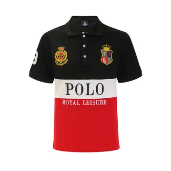 New Oversized Men's Polo Shirt Classic Great Desingers Royal Leisure Button Collar T-shirt Golf Plus Size XS-7XL Male Clothing 1