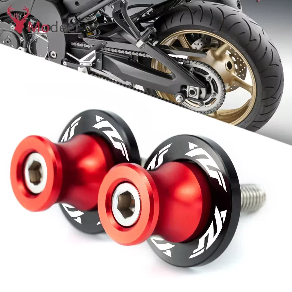 Motorcycle Accessories 6MM Swingarm Spools slider stand screws for Yamaha YZFR1 YZFR3 YZFR6
