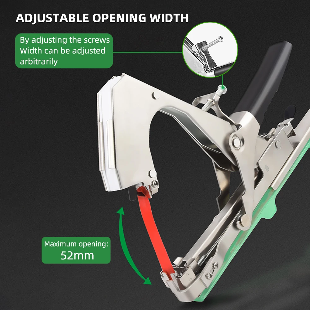 Crop Binding Machine Set Garden Tools Hand Tying Machine Straps Grape Branch Machine Tape Nails Terminator Tapetool Tapener 5