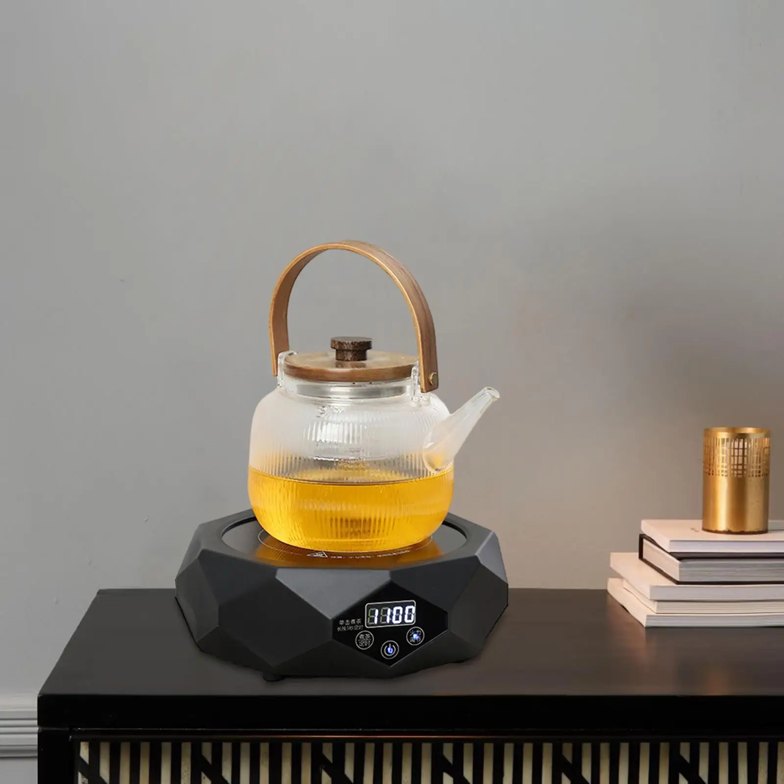 Mini Electric Stove Versatile Portable Coffee Electric Tea Boiler Cooktop Single Burner for Offices Camping Car Tea Rooms Picnic