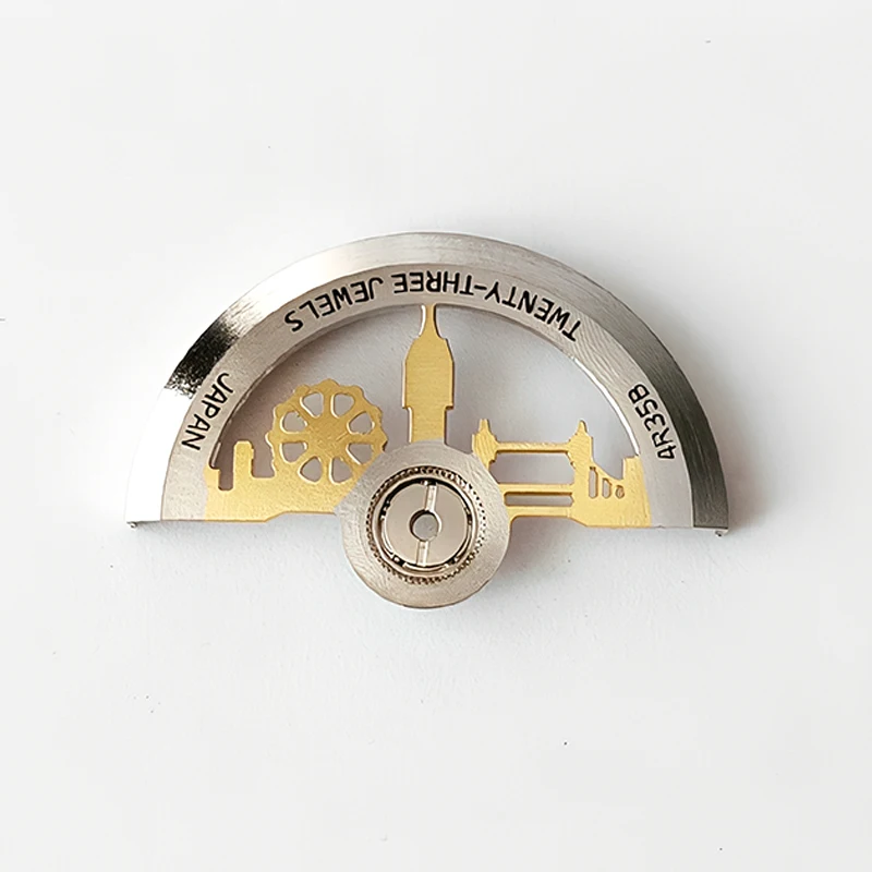Premium Gold and Blue Black Automatic Movement Rotor