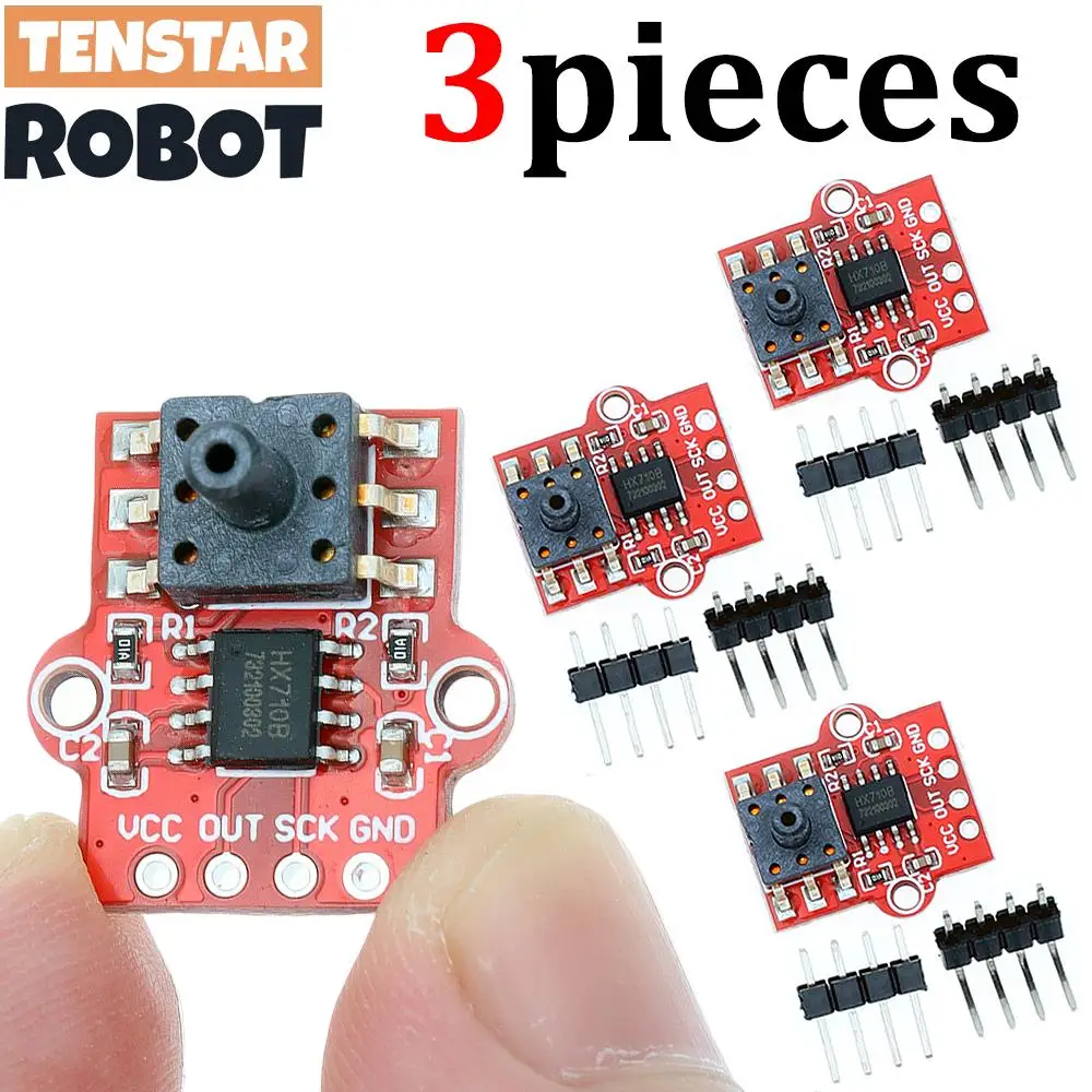 3pcs Digital Barometric Pressure Sensor Module 0-40KPa Water Level Controller Board Liquid Flow Sensor