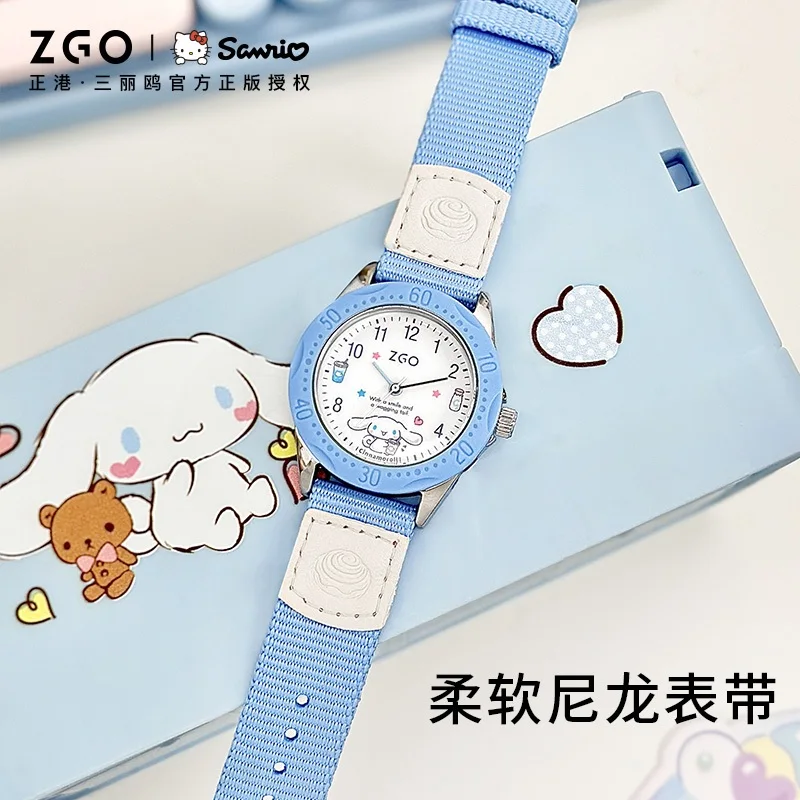 ZGO Sanrio Cinnamoroll Women's Quartz Watch Cute and Sporty Waterproof Wristwatch for Middle and High School Students Gift 336 2