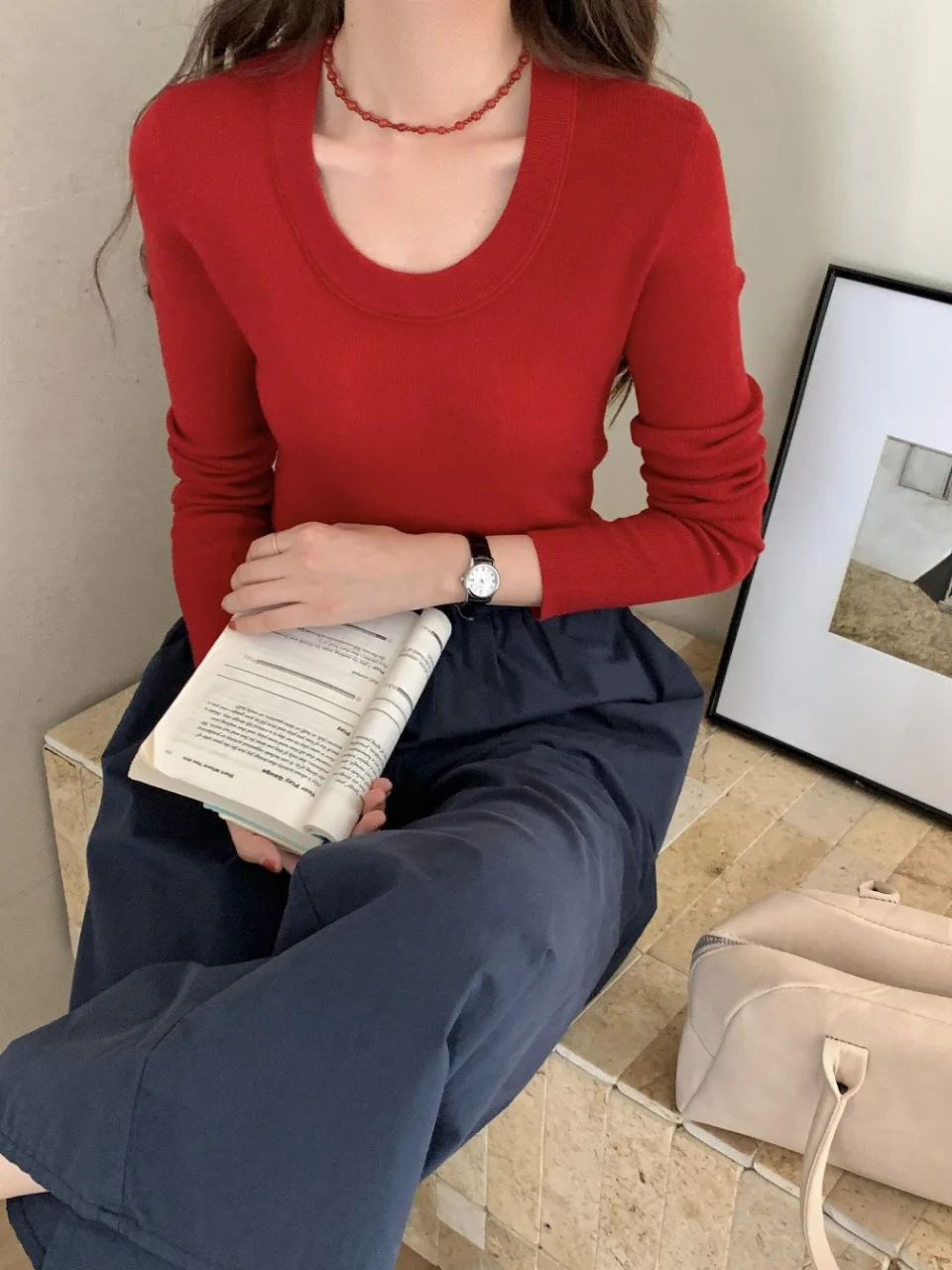 Mock Neck Detail