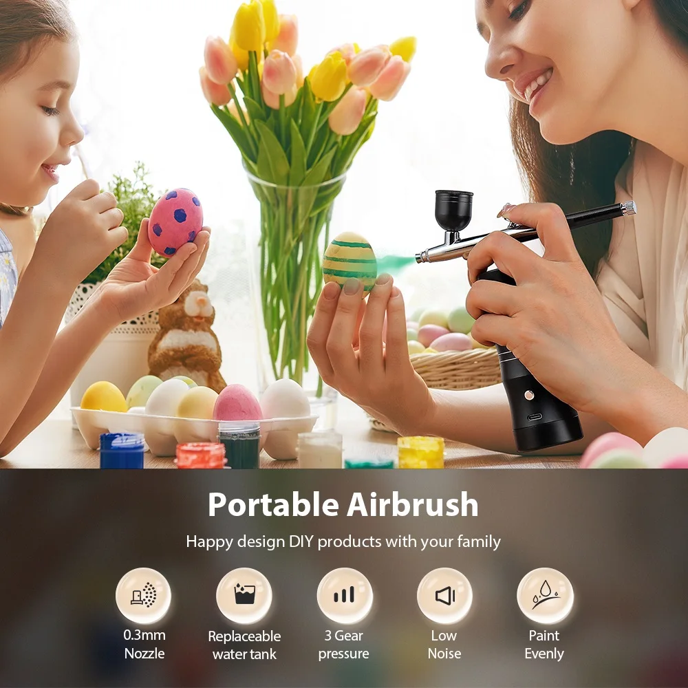 Multifunction Airbrush Nail Art with Compressor For Nails Cake Painting Airbrush Nail Art Shoe Cloth Painting Air Brush