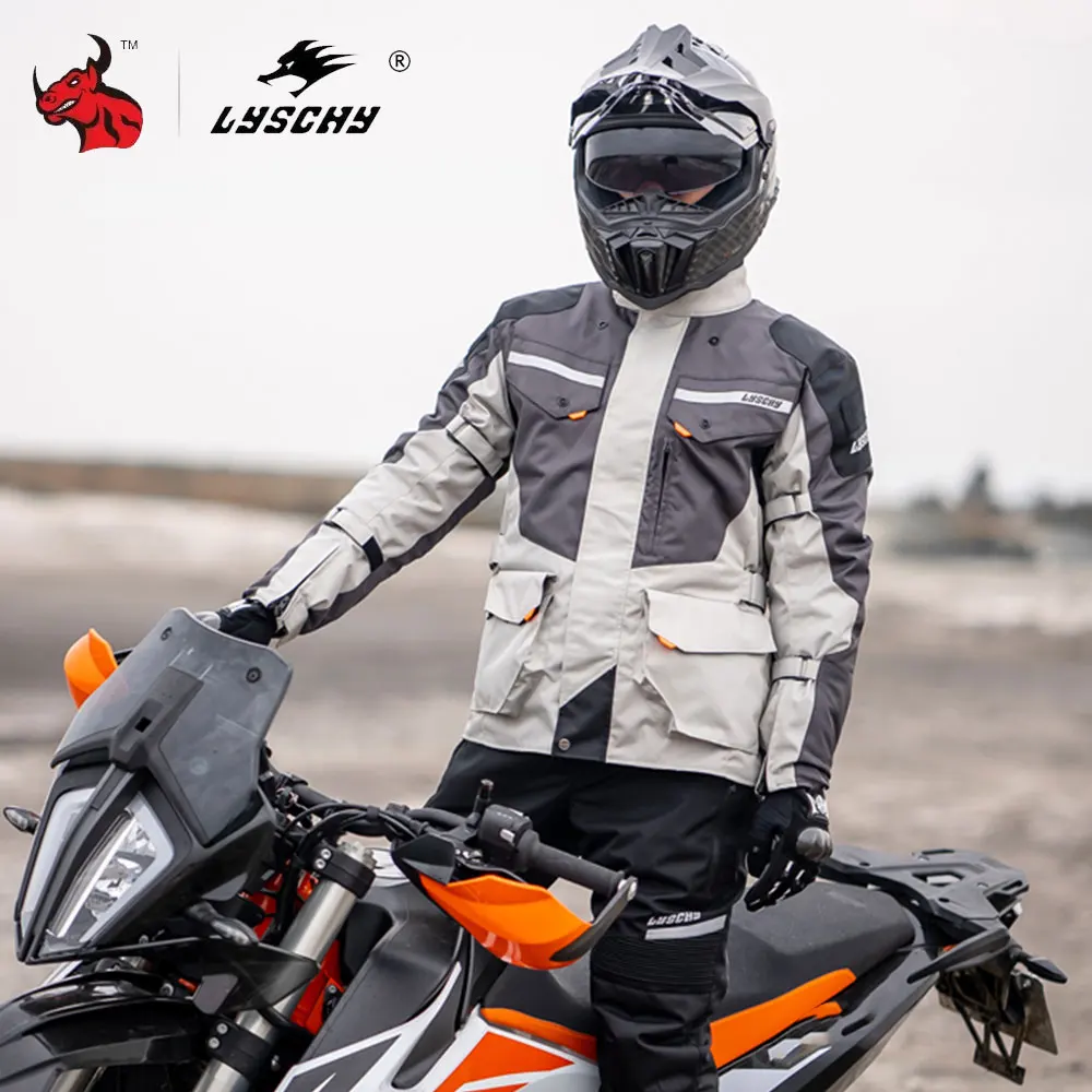 LYSCHY オートバイジャケットパンツ防寒防水冬男性女性バイク乗馬モト