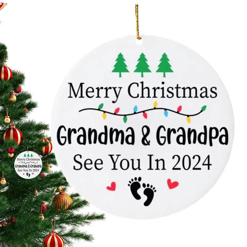 

Merry Christmas Christmas Tree Pendant Christmas Animal Ornaments See You In 2024 Tree Pendant Gifts For Expectant Parents