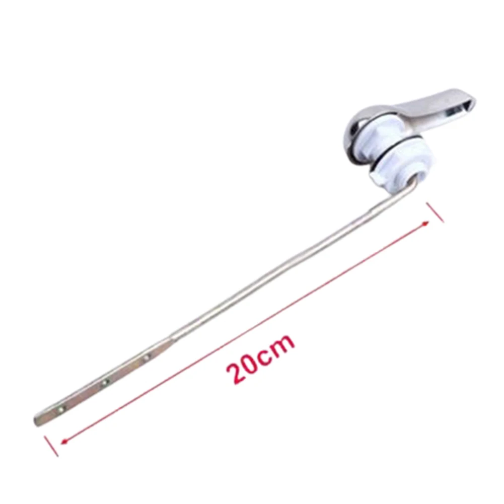 Toilet Tank Flush Lever Universal Toilet Tank Flush Lever Chrome Finished Toilet Handle Replacements Fits Most Water Tank Accessory Bathroom Tools