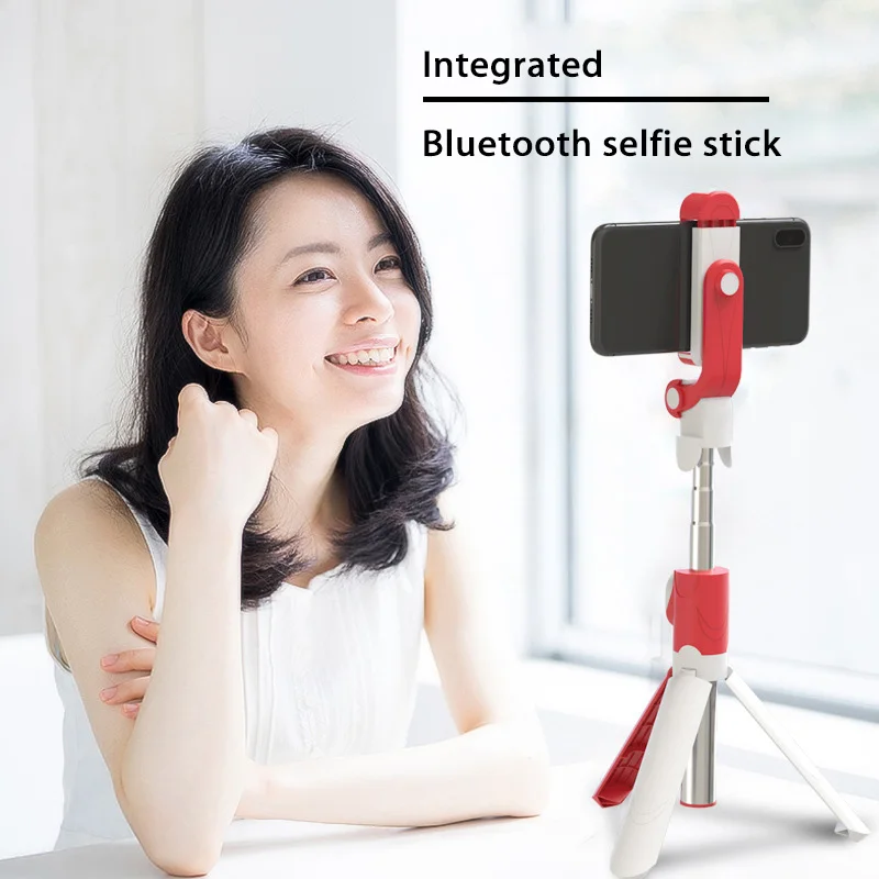 Portable Wireless Remote Shutter Selfie Stick Tripod For Android iPhone 16 15 Pro Max Xiaomi Cell Phone Stand Holder Accessories