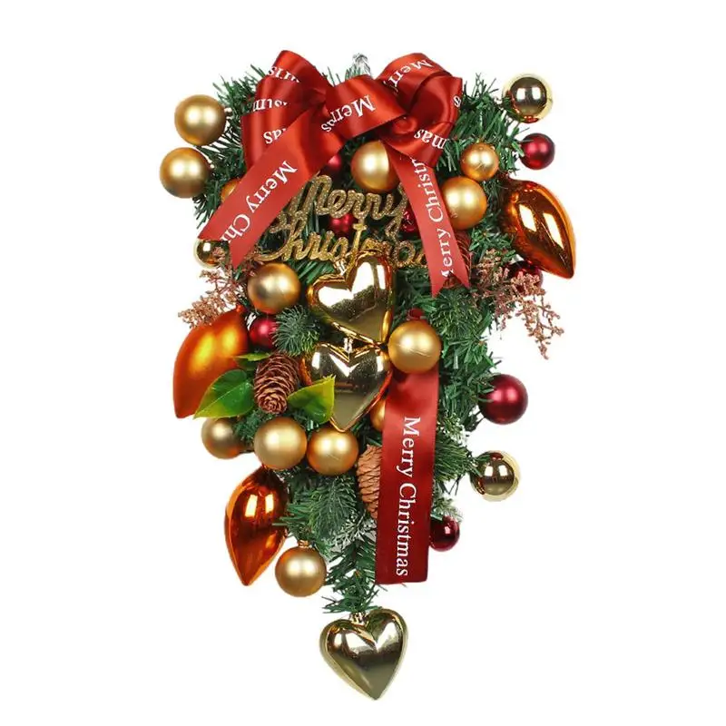 

Искусственная Рождественская КАПЛЕВИДНАЯ декорация, новогодняя елка, Рождественская КАПЛЕВИДНАЯ каплевидка для украшения улицы, дома