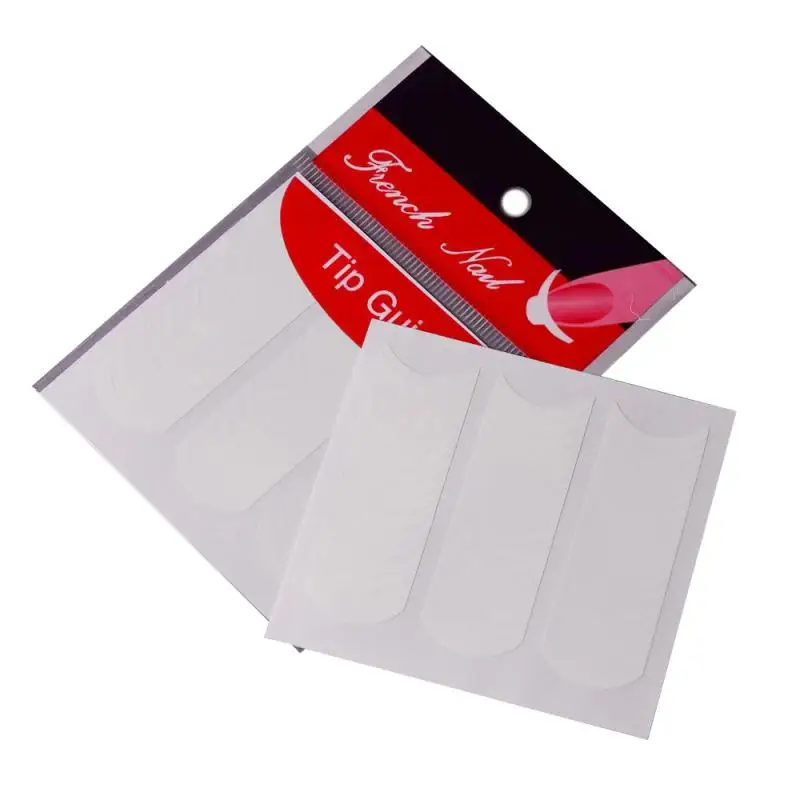 Line Tips Create Stylish Nail Designs White At Home French Manicure Sticker Popular Nail Art Form Easy To Use Fringe Stylish 3